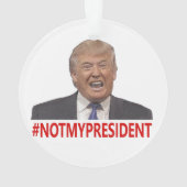 大統領じゃないトランプ! オーナメント (裏面)