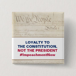 大統領ではなく憲法へのロイヤリティ 缶バッジ