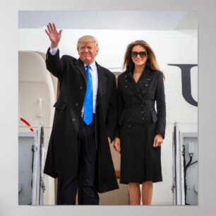 大統領と大統領夫人トランプ ポスター