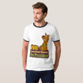 大統領にスクービードゥーの投票 Tシャツ (正面フル)
