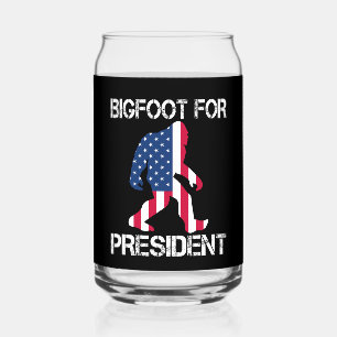 大統領にビッグフット Funny Bigfoot ガラス缶