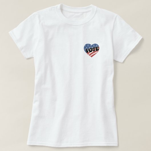 大統領に対する米国国民の選挙権 Tシャツ (デザイン正面)