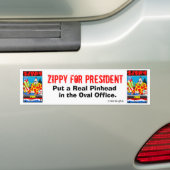 大統領のために元気 バンパーステッカー (車上)