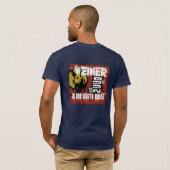 大統領のためのウィーナー Tシャツ (裏面フル)
