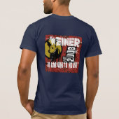 大統領のためのウィーナー Tシャツ (裏面)