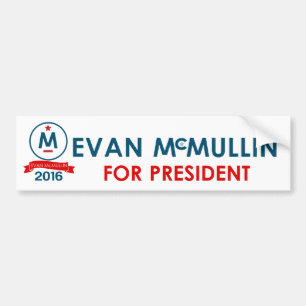 大統領のためのエバンMcMullin バンパーステッカー