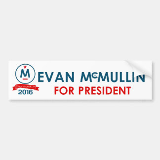 大統領のためのエバンMcMullin バンパーステッカー