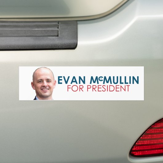 大統領のためのエバンMcMullin バンパーステッカー (車上)