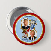 大統領のためのギャリージョンソン 缶バッジ (正面&裏面)