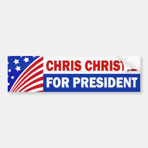 大統領のためのクリスChristie バンパーステッカー