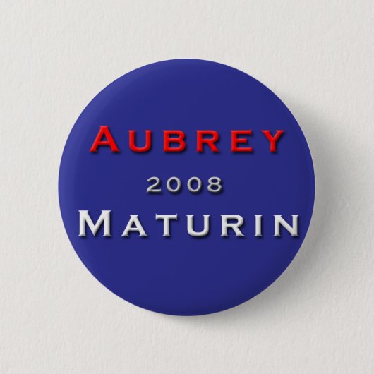 大統領のためのジャックAubrey! 缶バッジ (正面)