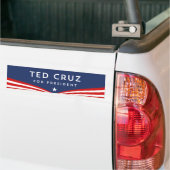 大統領のためのテッドCruz バンパーステッカー (トラック上)