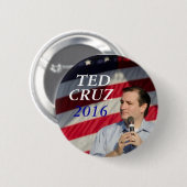 大統領のためのテッドCruz 缶バッジ (正面&裏面)
