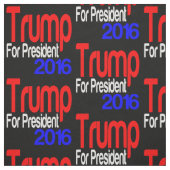 大統領のためのトランプ白と青 ファブリック (見本)