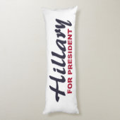 大統領のためのヒラリー・クリントン ボディピロー (裏面 (縦))