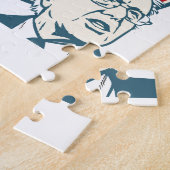 大統領のためのベルニーの研摩機 ジグソーパズル (側面)