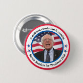 大統領のためのベルニー 缶バッジ (正面&裏面)