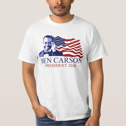大統領のためのベンカーソン Tシャツ (正面)