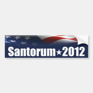 大統領のためのリックSantorum バンパーステッカー