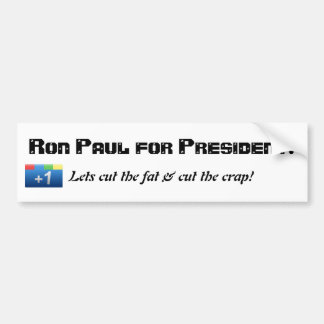 大統領のためのロン・ポール バンパーステッカー