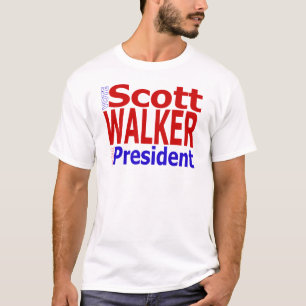 大統領のための投票スコットの歩行者 Tシャツ