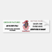 大統領のための投票ハーブA VORE! ヤギ バンパーステッカー (正面)