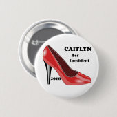 大統領のための投票CAITLYN! 缶バッジ (正面&裏面)