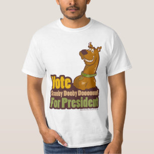 大統領のための投票Scooby Dooby Doo Tシャツ