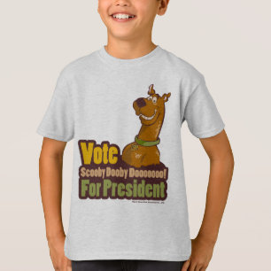 大統領のための投票Scooby Dooby Doo Tシャツ