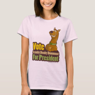 大統領のための投票Scooby Dooby Doo Tシャツ