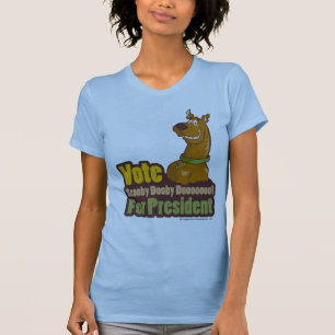 大統領のための投票Scooby Dooby Doo Tシャツ