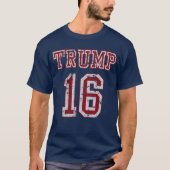 大統領のための2016年のドナルド・トランプ Tシャツ (正面)