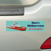 大統領のためのBoaty McBoatface! バンパーステッカー (車上)