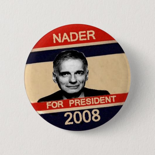 大統領のためのButtonネーダー 缶バッジ (正面)