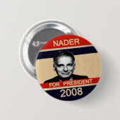 大統領のためのButtonネーダー 缶バッジ (正面&裏面)