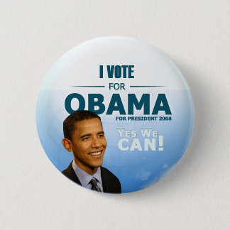 大統領のためのButtonバラック・オバマ 缶バッジ