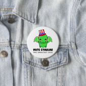 大統領のためのButton投票Cthulhu 缶バッジ (インサイチュ)