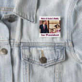 大統領のためのButton Malia及びSashaのお父さん 缶バッジ (インサイチュ)