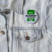 大統領のためのBUTTON McKINNEY 缶バッジ (インサイチュ)