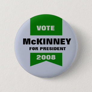 大統領のためのBUTTON McKINNEY 缶バッジ