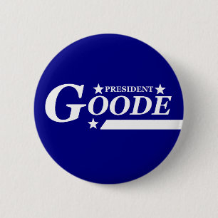 大統領のためのButton Virgil Goode 缶バッジ