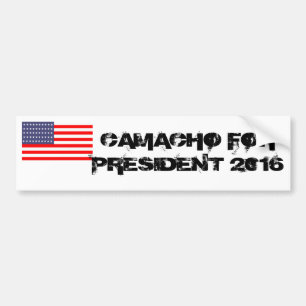 大統領のためのCAMACHO バンパーステッカー