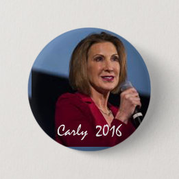 大統領のためのCarly Fiorina 缶バッジ
