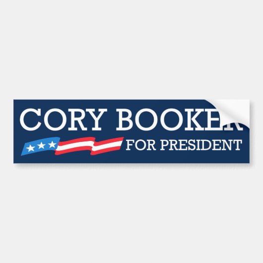 大統領のためのCoryのブッカー バンパーステッカー (正面)