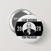 大統領のためのCoryのブッカー 缶バッジ (正面&裏面)