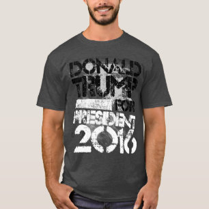 大統領のためのGrungeドナルド・トランプ Tシャツ
