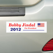 大統領のためのJindal バンパーステッカー (車上)