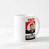 大統領のためのJohn F Kennedy青年 コーヒーマグカップ (正面右)