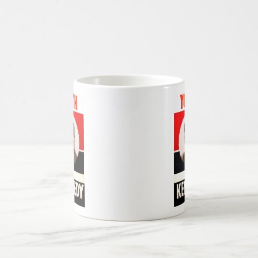 大統領のためのJohn F Kennedy青年 コーヒーマグカップ (中央)