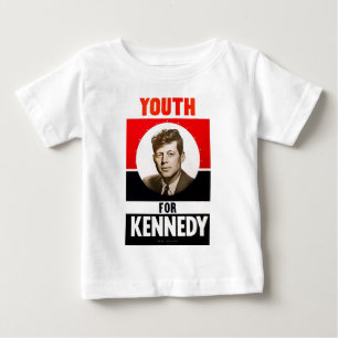 大統領のためのJohn F Kennedy青年 ベビーTシャツ